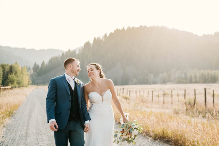 Golden Hour in the Boise Foothills: Timing Your Wedding Photos